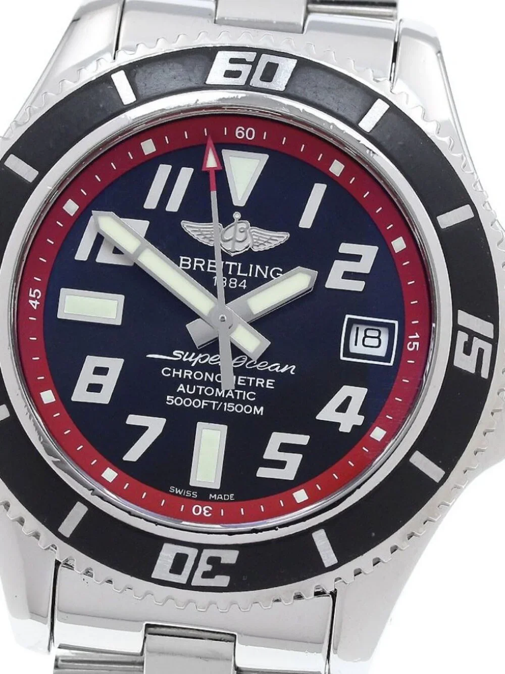 BREITLING Super Ocean 42 A17364 Date black Dial Automatic Men's Watch_914580